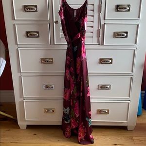 Floral wrap dress